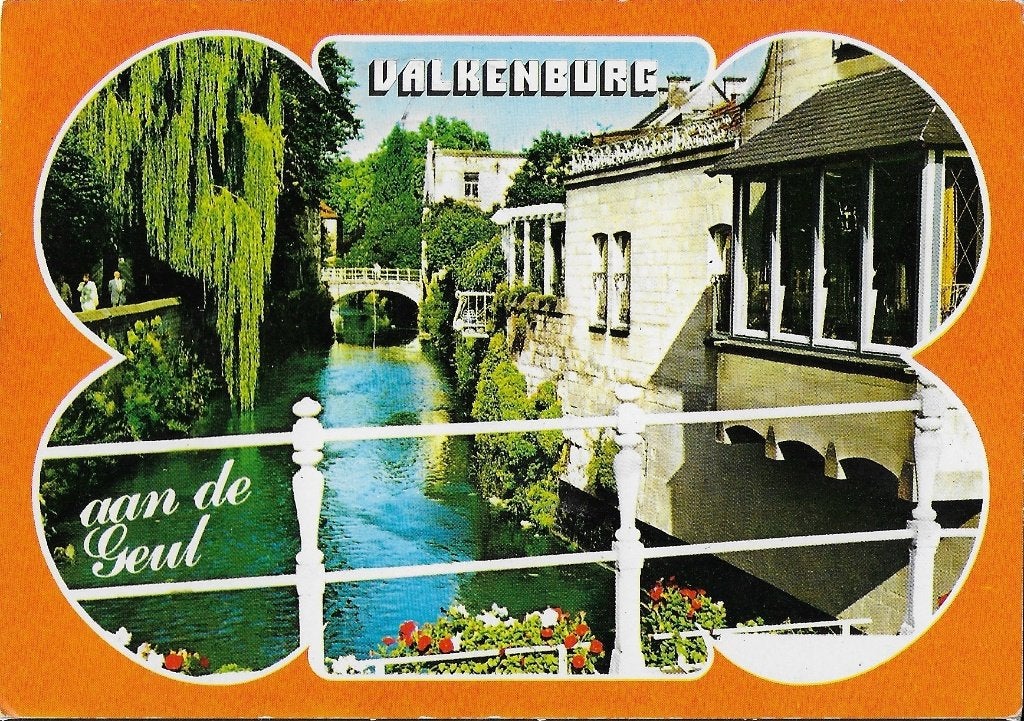 X10 Gelopen ansichtkaart Valkenburg aan de geul, Ophalen of Verzenden, 1980 tot heden, Gelopen, Limburg