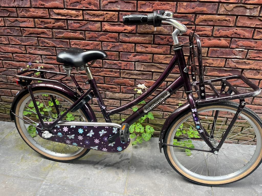 Meisjesfiets Popal 22 inch, Ophalen, Terugtraprem, Gebruikt, Versnellingen