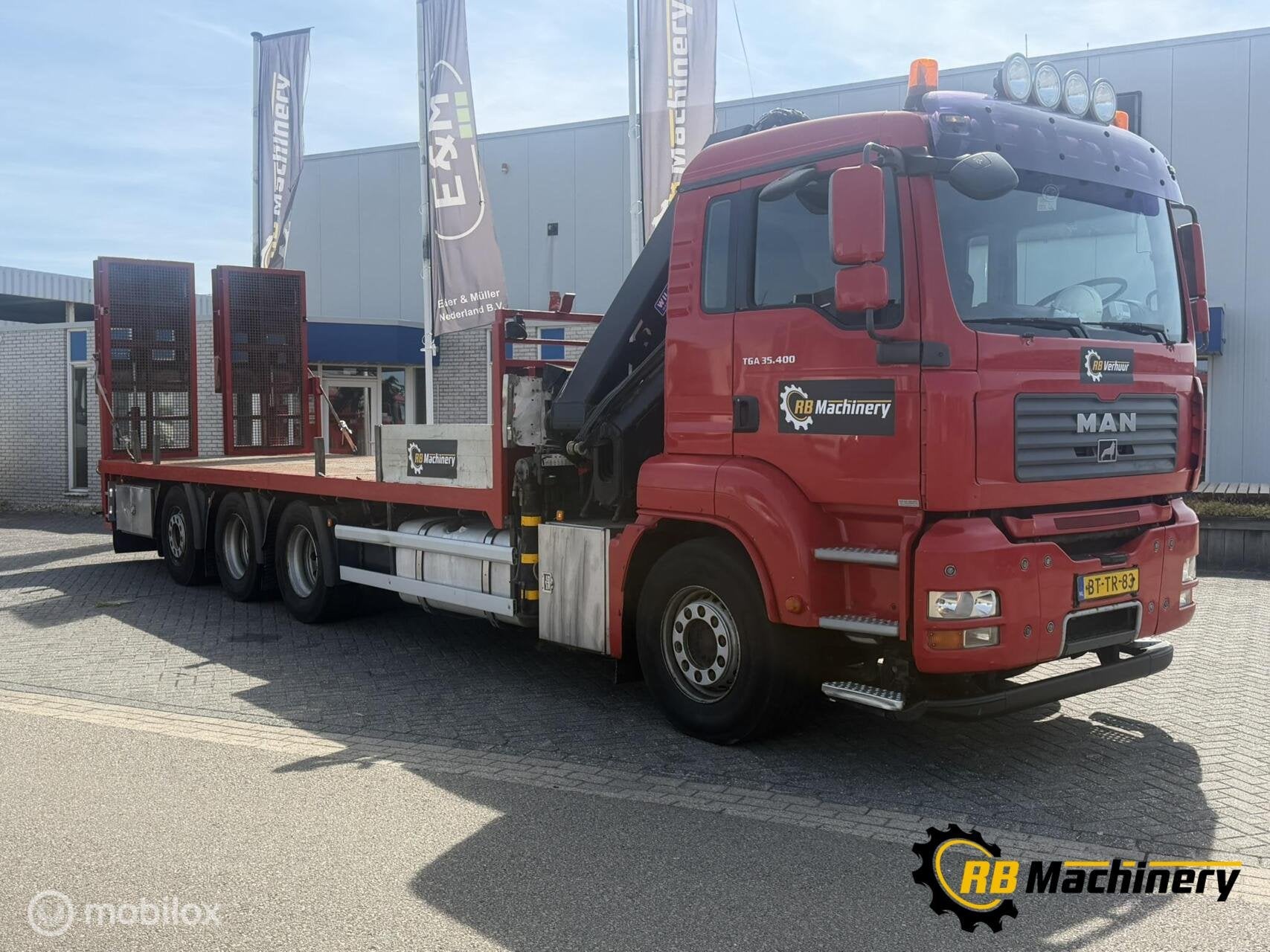 MAN TGA 35.400 8x2 – Hiab 244 EP-4 HiDuo – Radiografisch, Auto's, Automaat, MAN, Bedrijf, Diesel