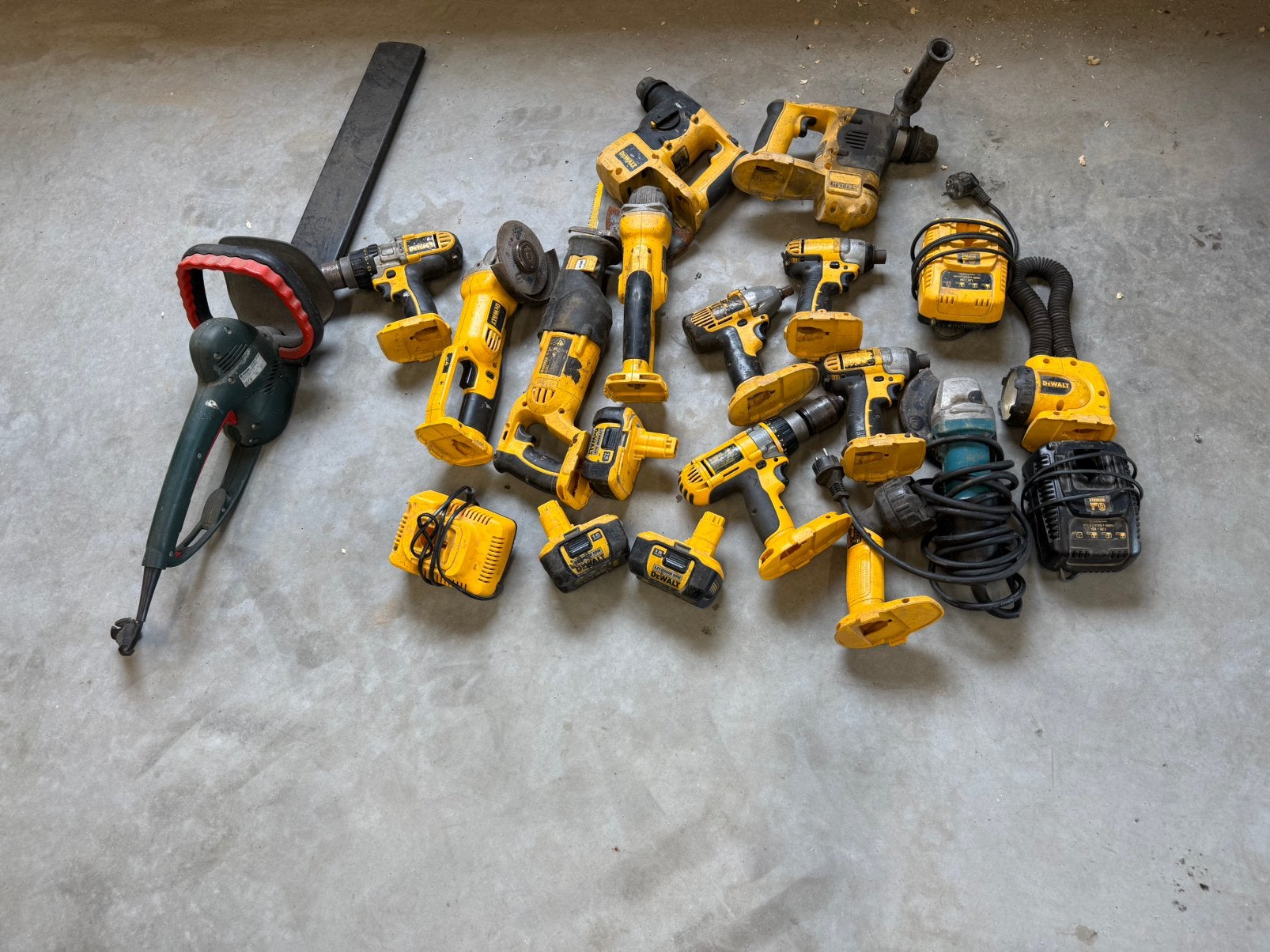 Dewalt accu gereedschap, Ophalen, Gebruikt