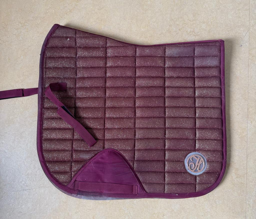 Zadeldek Full Harry’s Horse Bordeaux-glitter, Dieren en Toebehoren, Ophalen of Verzenden