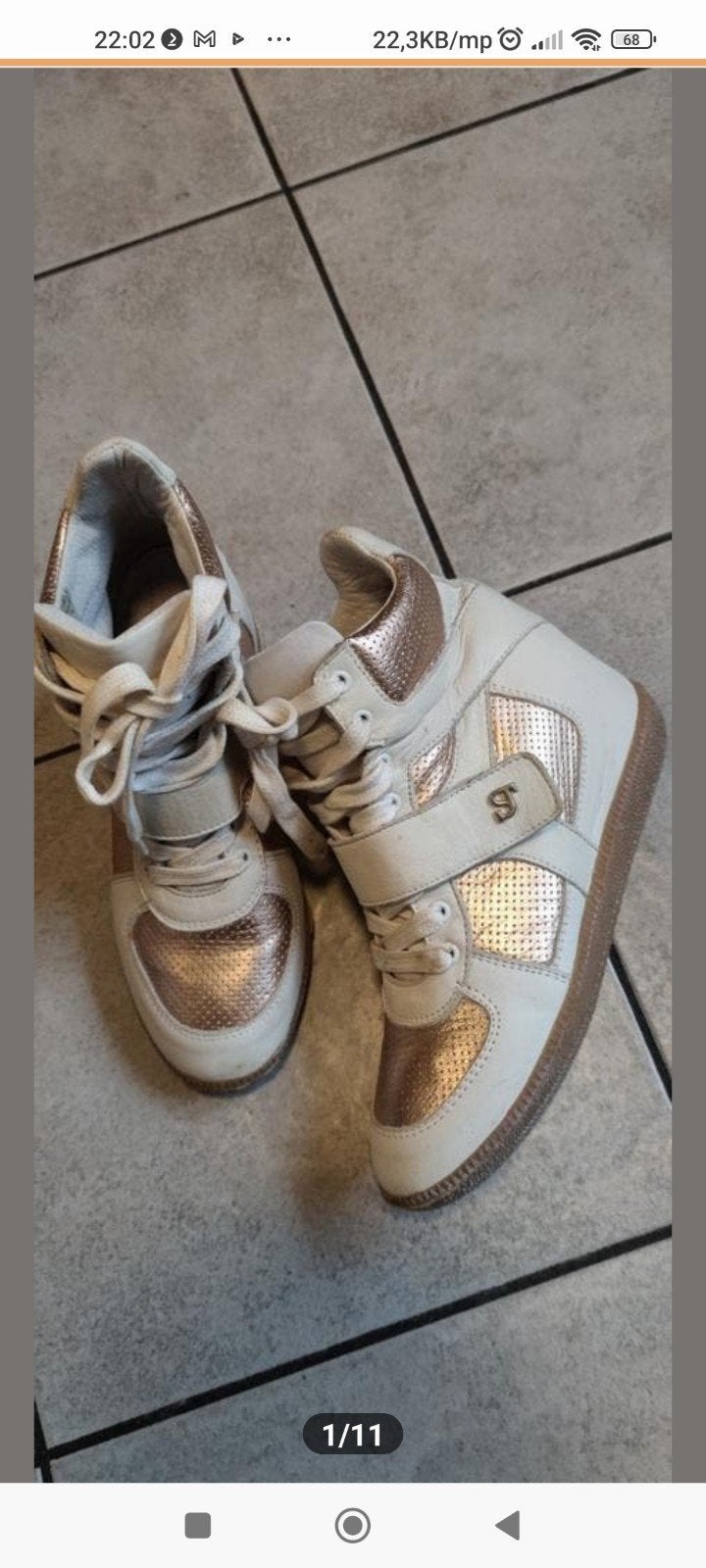 SUPERASH WEDGE sneakers maat 38, Kleding | Dames, Ophalen of Verzenden, Zo goed als nieuw, Sneakers of Gympen