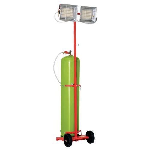 2x Gaskachel met dubbele heaters, Ophalen of Verzenden, Gebruikt