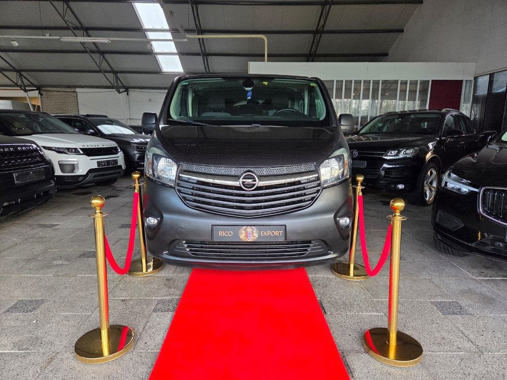 Opel Vivaro 1.6 CDTI LONG + 6-ZITS + AIRCO + FULL OPTIONS! 2, Voorwielaandrijving, Gebruikt, 4 cilinders, Zwart