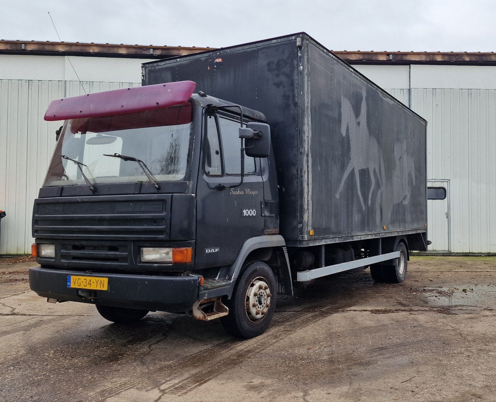 DAF 45 paardenvrachtwagen, Auto's, Achterwielaandrijving, Particulier, DAF, Te koop