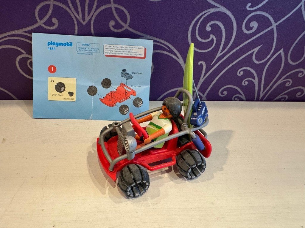 Playmobil 4863 Buggy met figuur en handleiding, Complete set, Voertuig, Ophalen of Verzenden, Summer fun