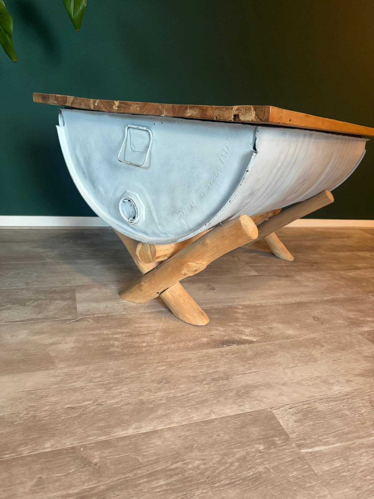 Salontafel olievat, Ophalen, 50 – 75, Gebruikt, 50 tot 100 cm