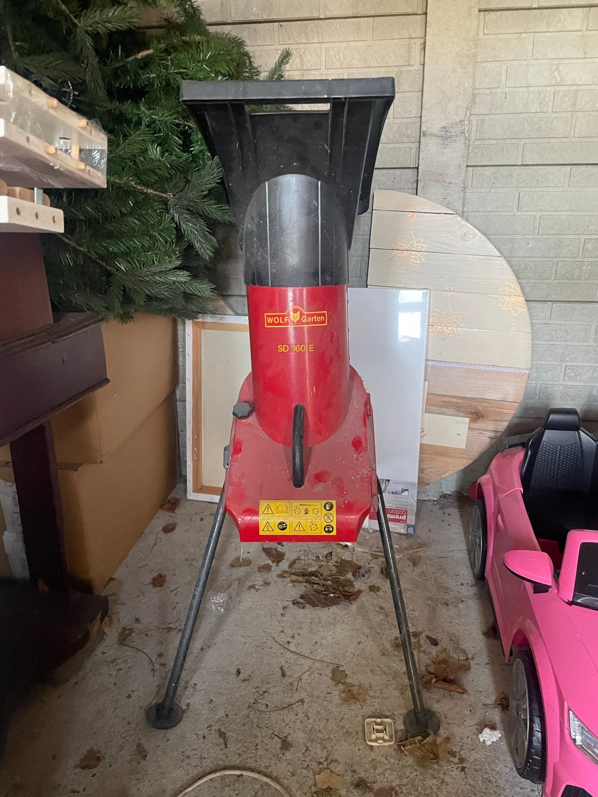 Wolf Garten SD 160 E elektrische hakselaar, Tuin en Terras, Ophalen, Gebruikt, Elektrisch