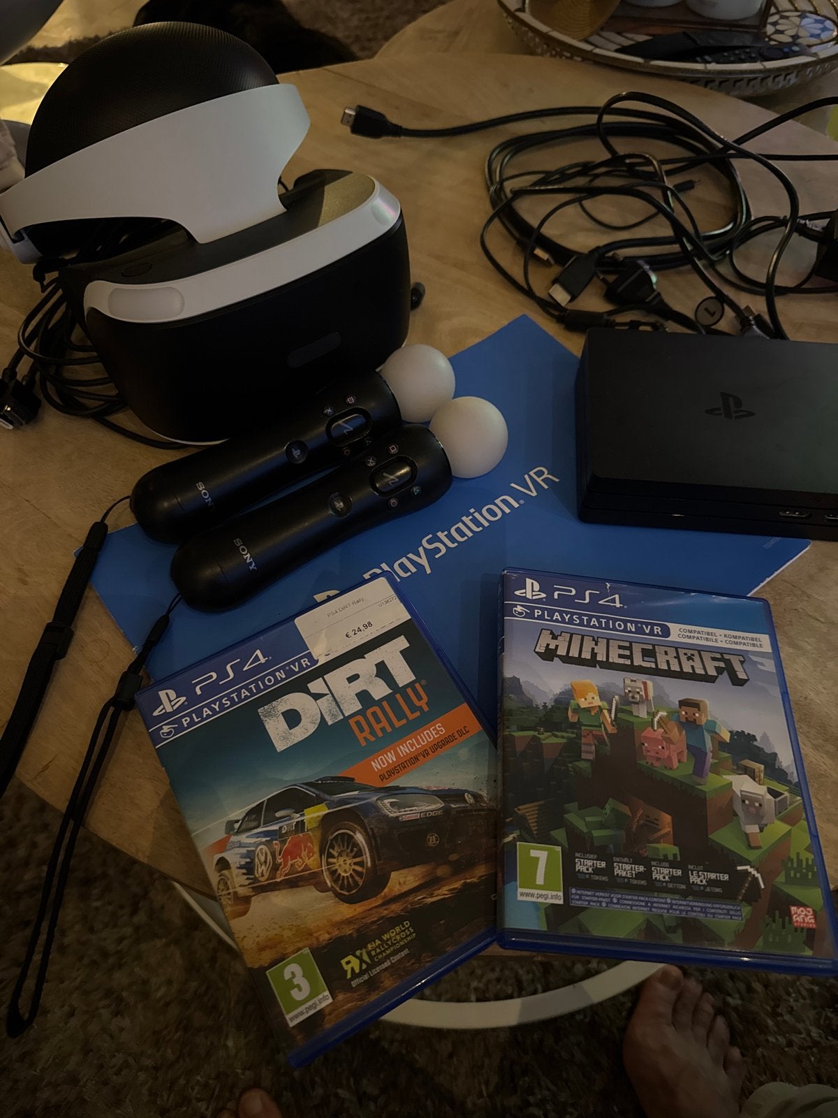 PlayStation VR Set met Controllers en Games, Spelcomputers en Games, Virtual Reality, Ophalen, Zo goed als nieuw, VR-bril, Sony PlayStation