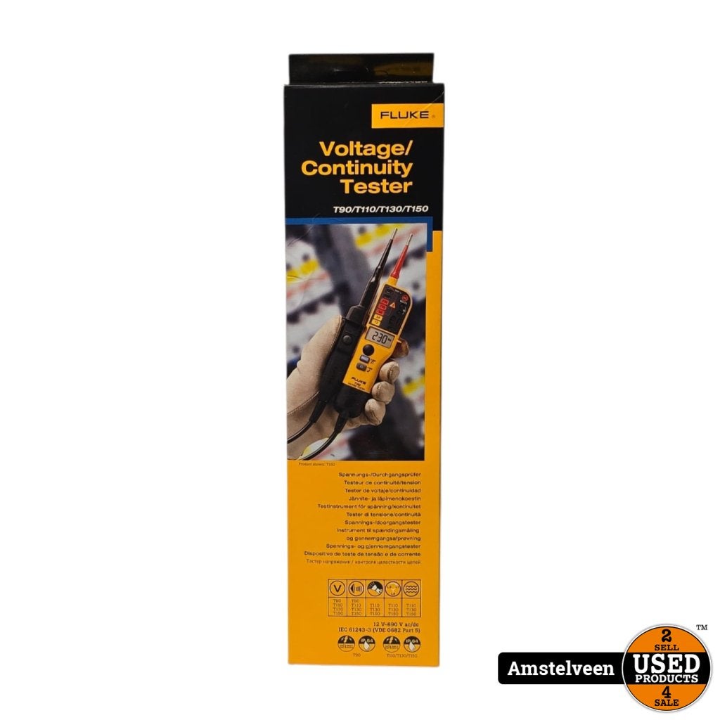 Fluke T150 Tweepolige spanningstester | Nieuw, Fluke, Gebruikt, https://www.fluke.com/nl-nl/ondersteuning/contact, 6920 Seaway Blvd, Everett, WA 98203, Verenigde Staten