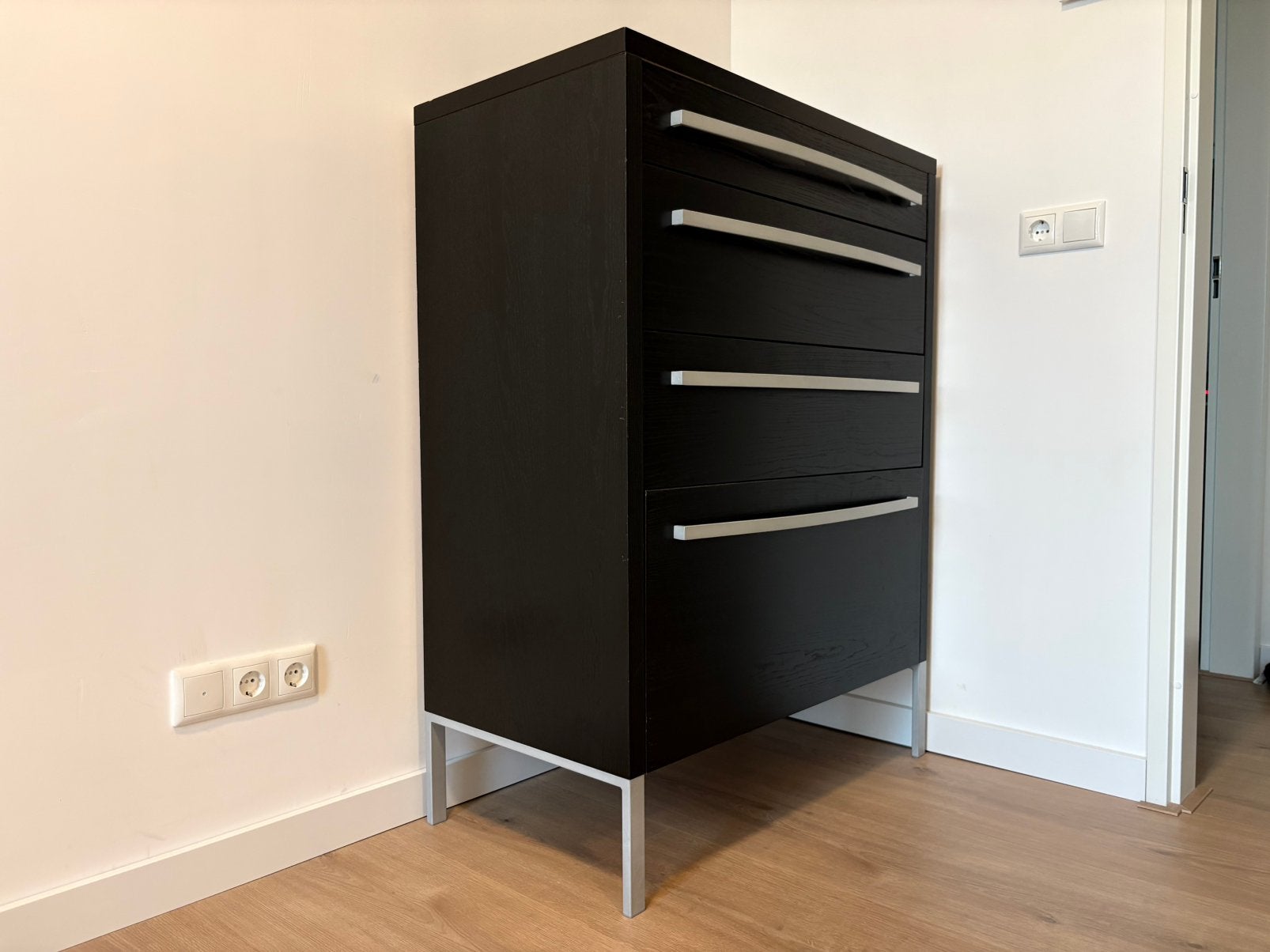 IKEA HADDAL ladekast – 4 laden, Ophalen, Gebruikt, 100 tot 150 cm, 50 tot 100 cm