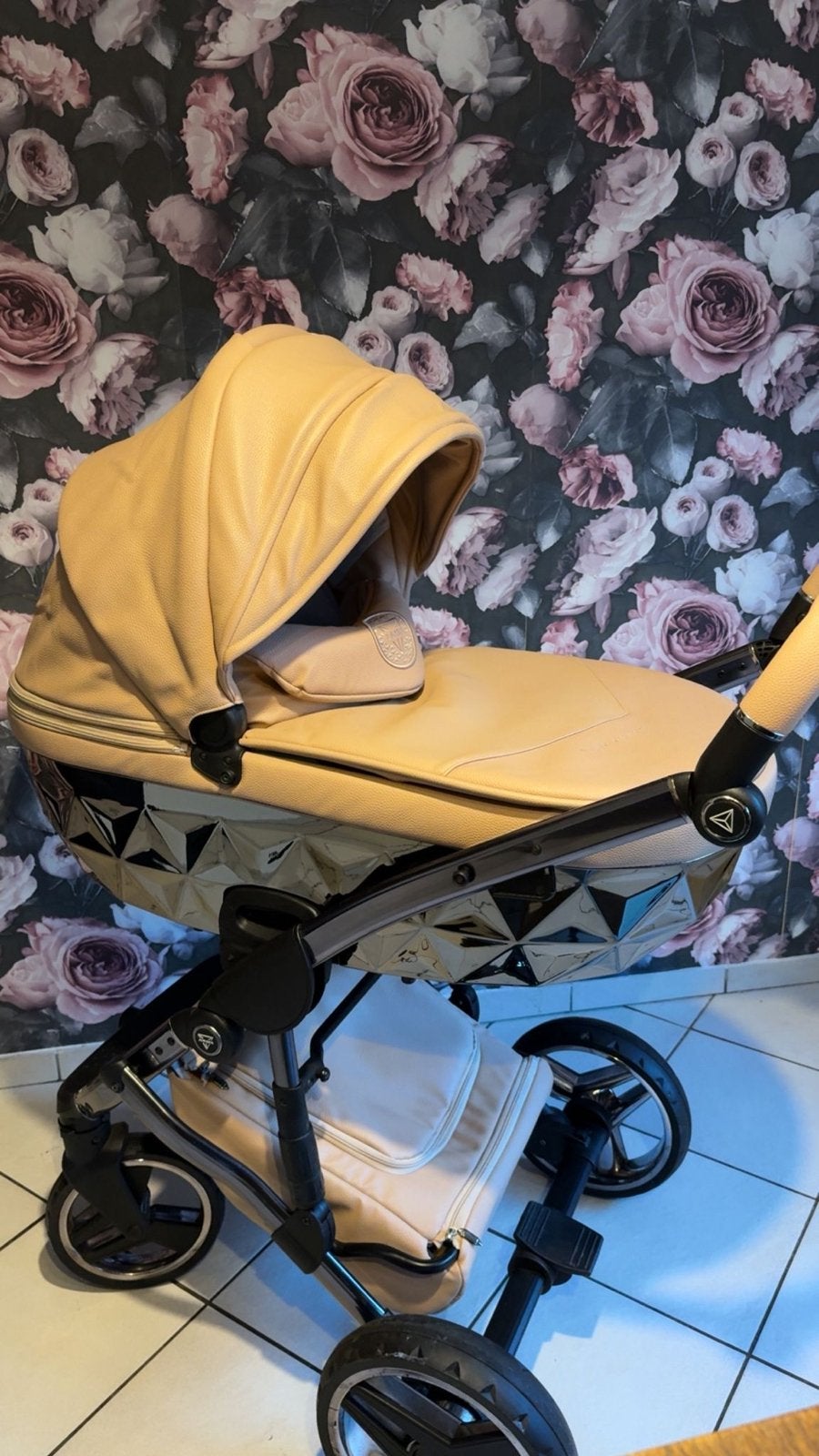 Junama Diamond Handcraft 4-in-1 Combiwagen Camel, Gebruikt, Combiwagen, Met autostoeltje, Ophalen