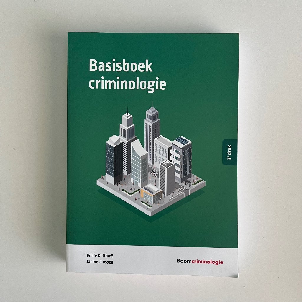 Basisboek criminologie (3e druk), Boeken, Boom, HBO, Gamma, Ophalen