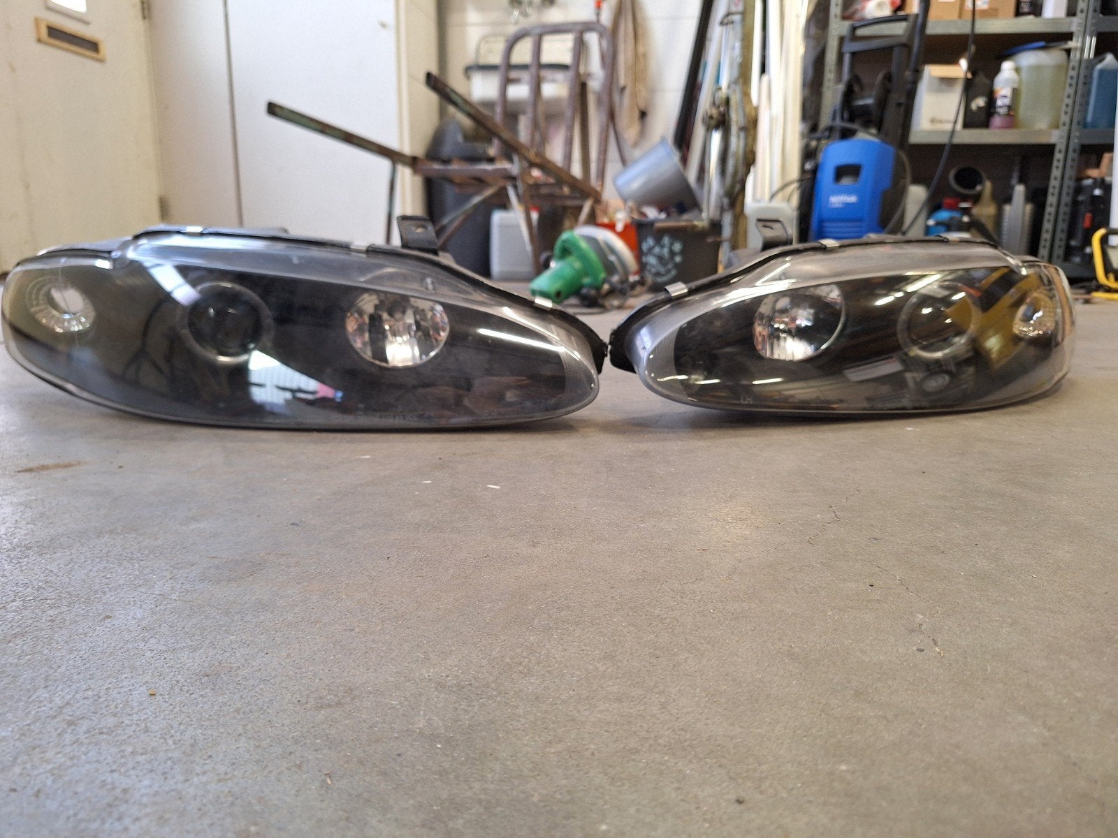Aftermarket koplampen 2GA mitsubishi eclipse, Ophalen, Gebruikt, Mitsubishi