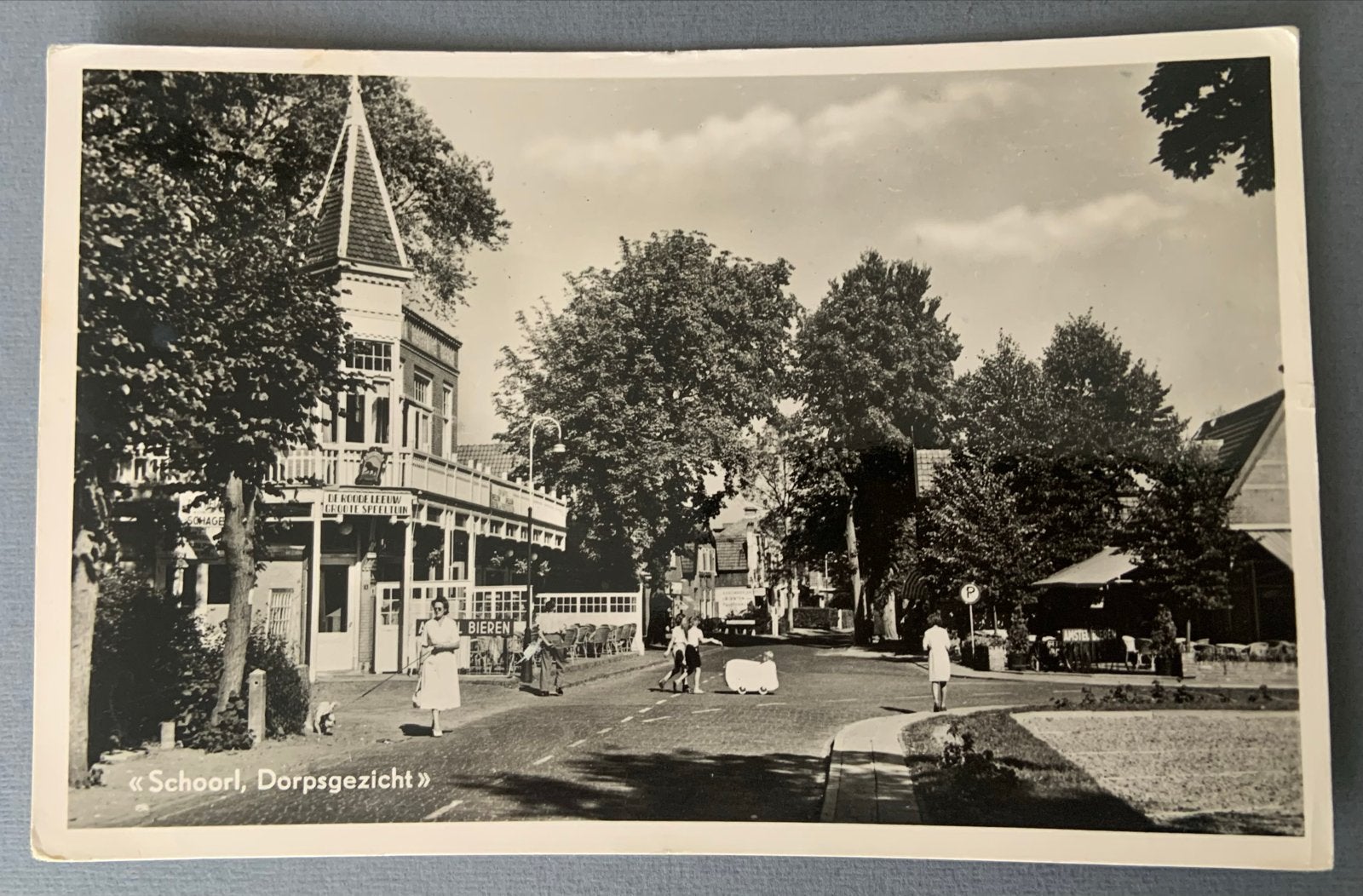 Schoorl Dorpsgezicht - Uitg. C. Jonker, Verzenden, 1940 tot 1960, Gelopen, Noord-Holland