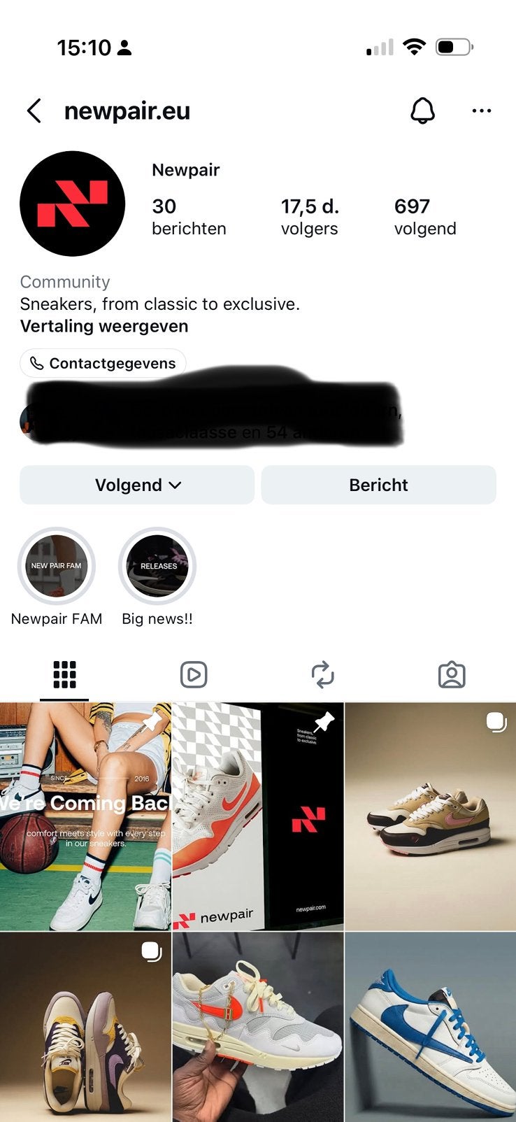 Newpair sneakerbedrijf ter overname, air max 1, jordans, Eén persoon, Cadeaubon