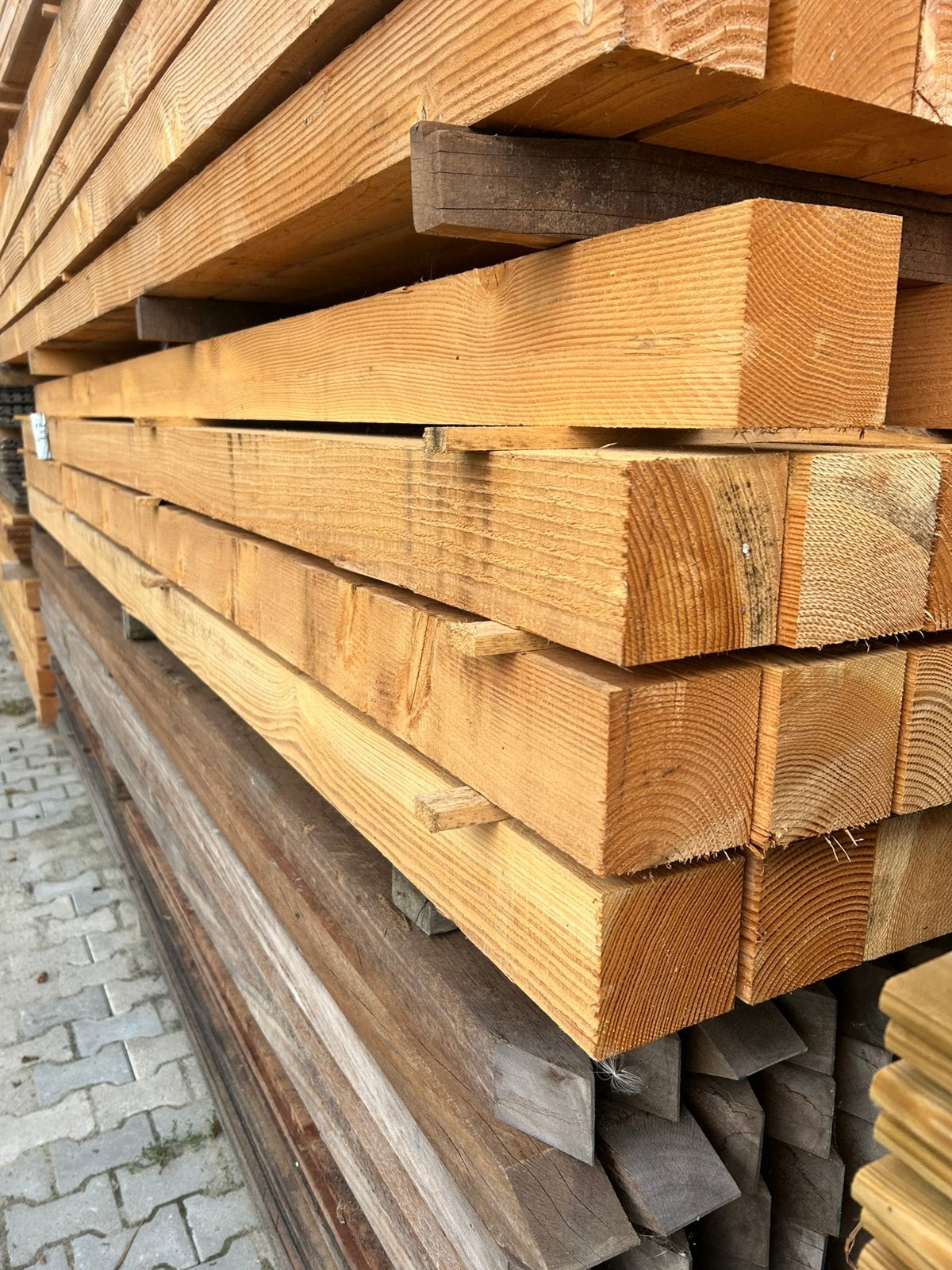 Douglas 120x120 mm palen balken, Ophalen of Verzenden, Nieuw, 250 cm of meer, Balken