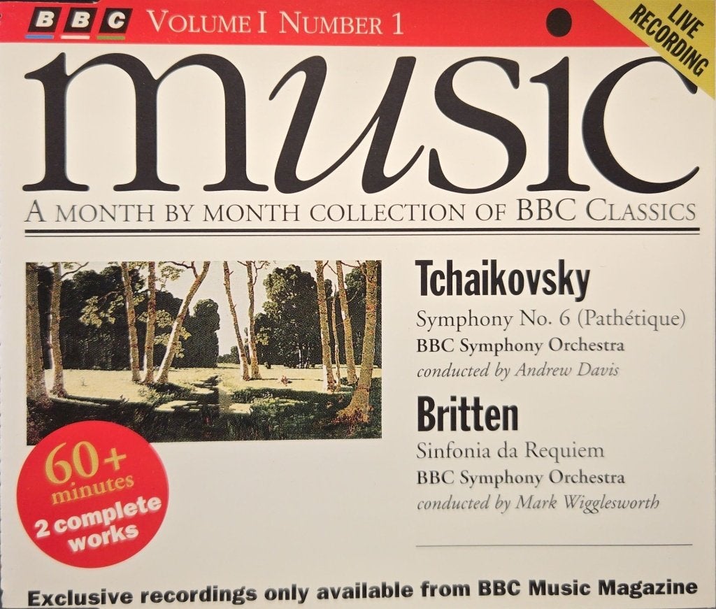 Tchaikovsky Symph.6 & Britten Sinfonia da R.=BBC music= 3,99, Ophalen of Verzenden, Classicisme, Zo goed als nieuw, Kamermuziek