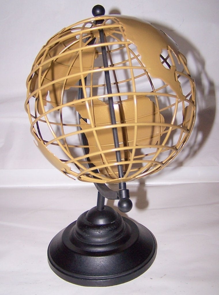 Mooie design Globe. H. 26cm. Nieuw., Ophalen of Verzenden, Draaibaar, Nieuw, Overige typen