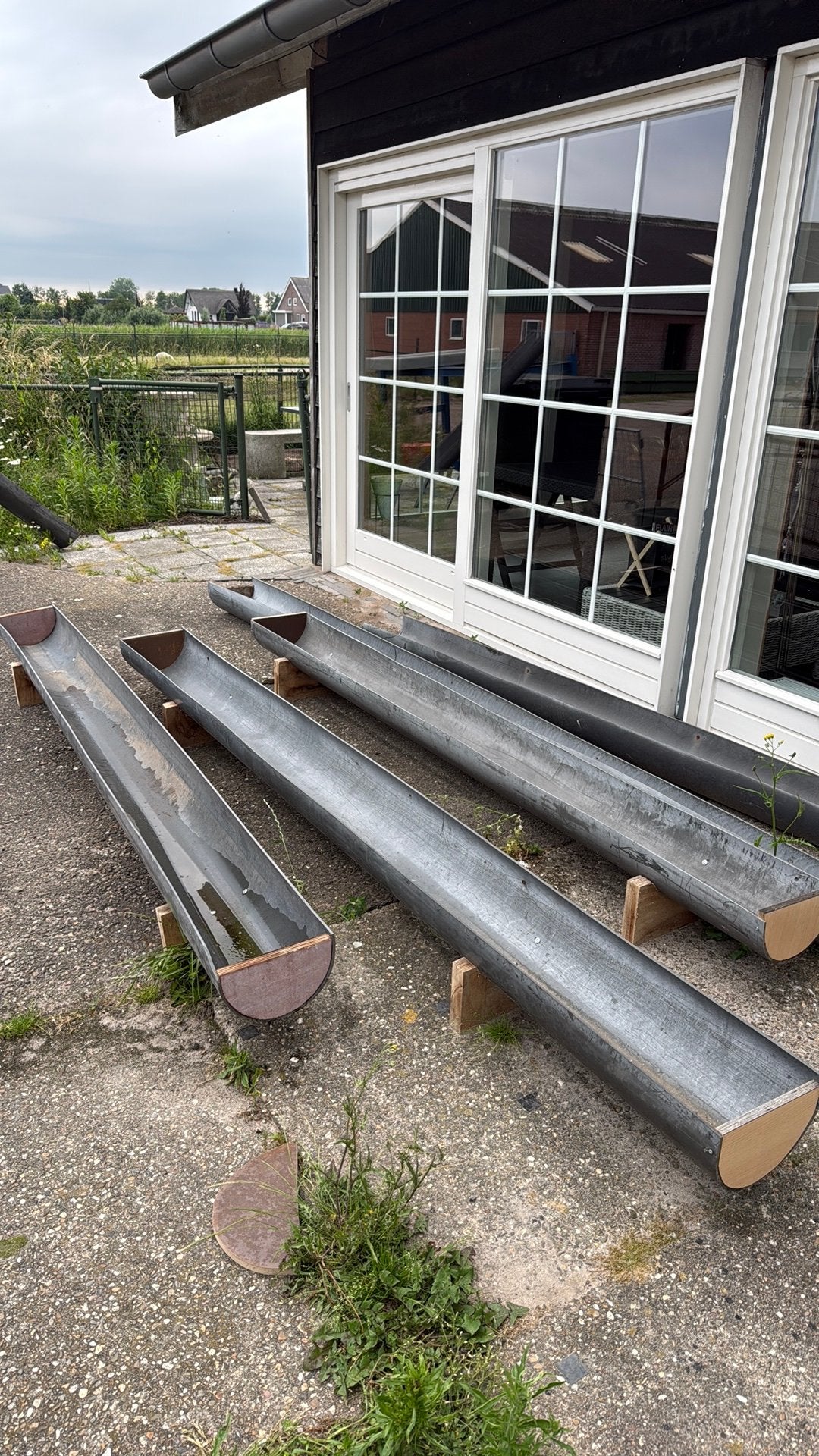 Voerbakken diverse minimaal 3 meter lang, Meerdere dieren, Varken