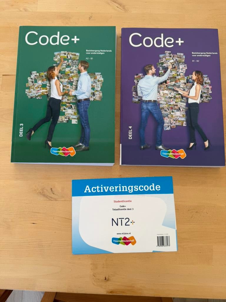 Code+ deel 3 en deel 4 + activatiecode – nieuw/ongebruikt, Ophalen of Verzenden, Zo goed als nieuw, Overige niveaus, Nederlands