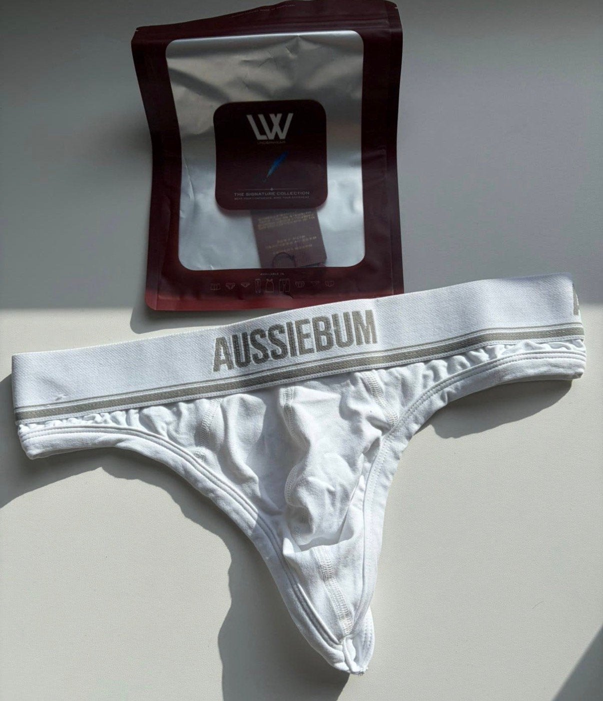 String Aussiebum Nieuw maat M, Kleding | Heren, Verzenden, Wit, Slip