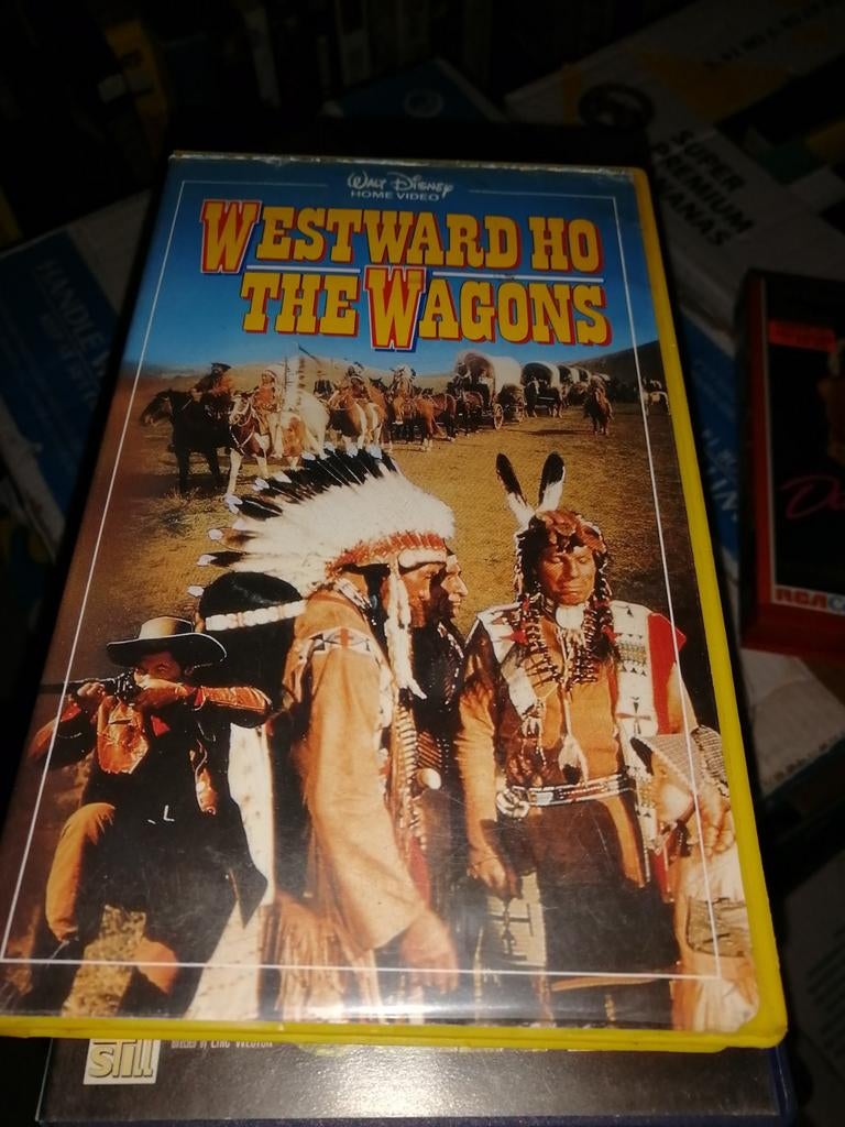 VHS ex-rental - Westward Ho The Wagons, Vanaf 16 jaar, Ophalen of Verzenden, Gebruikt, Horror