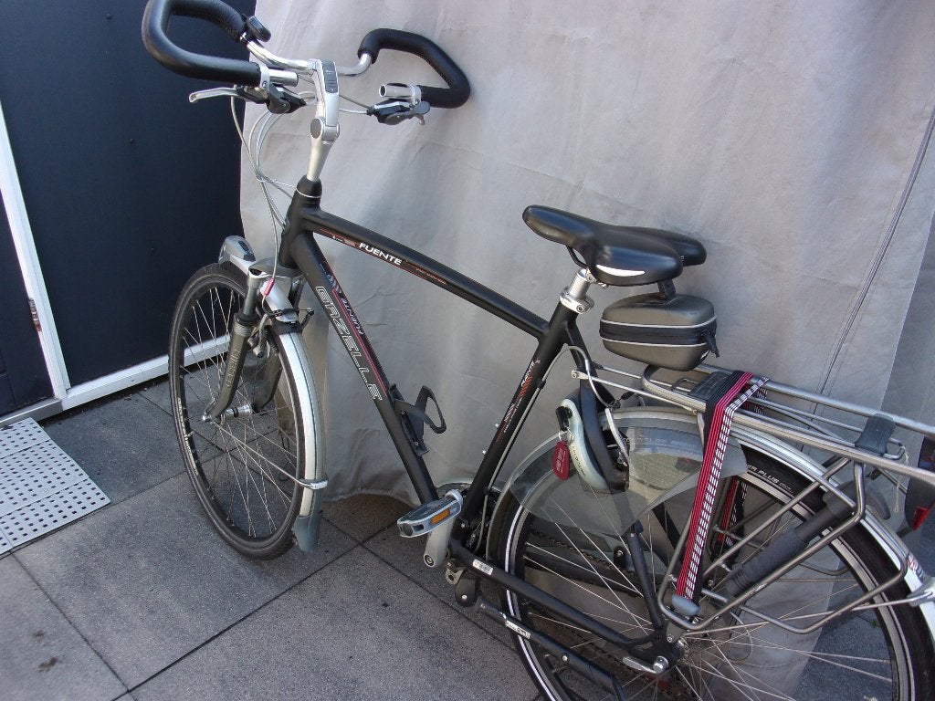 Herenfiets, Fietsen en Brommers, Fietsen | Heren | Herenfietsen, Ophalen, Gebruikt, Velgrem, Versnellingen
