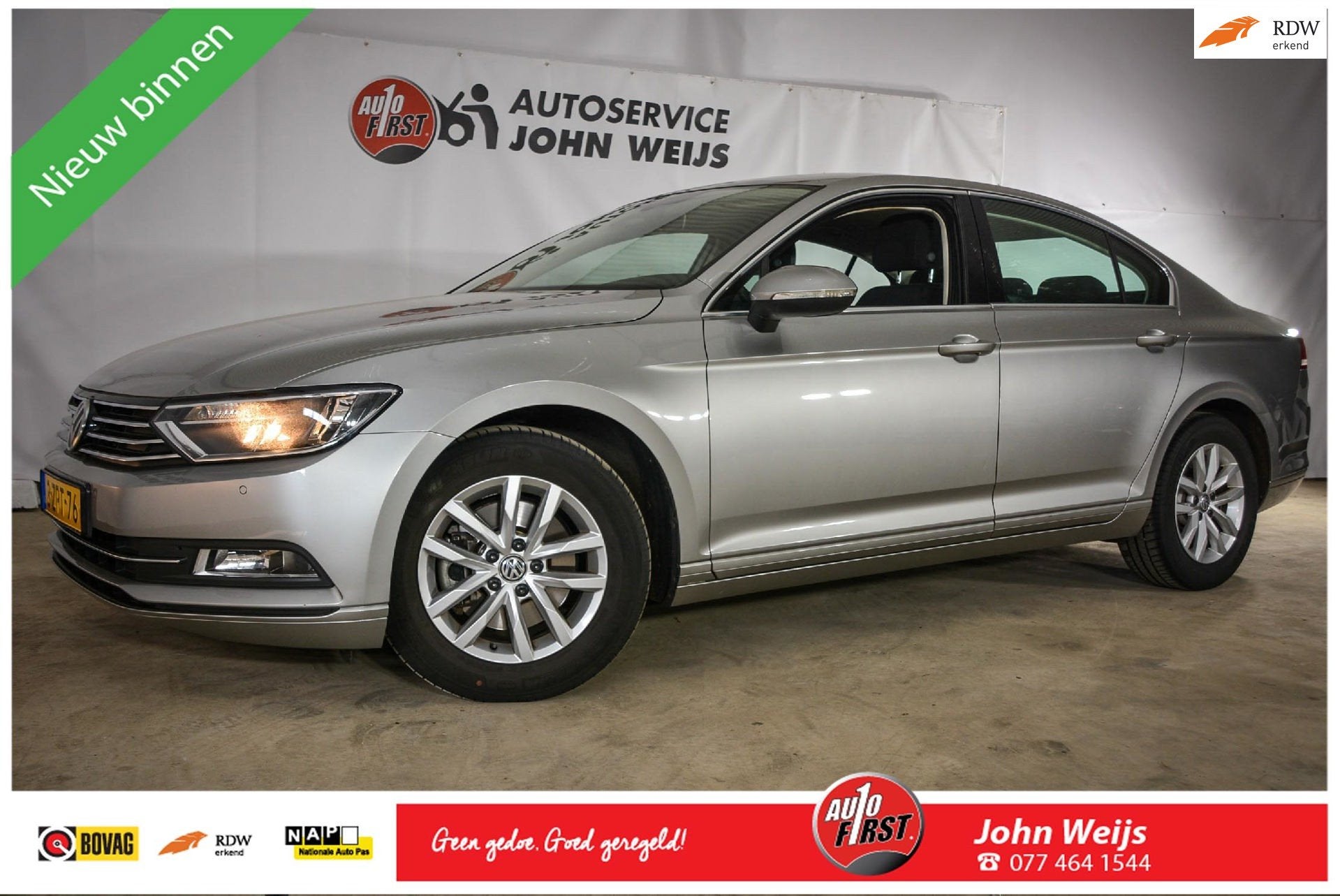 Volkswagen Passat 1.4 TSI ACT Comfortline, climatronic, crui, Auto's, Stof, Gebruikt, 4 cilinders, 150 pk