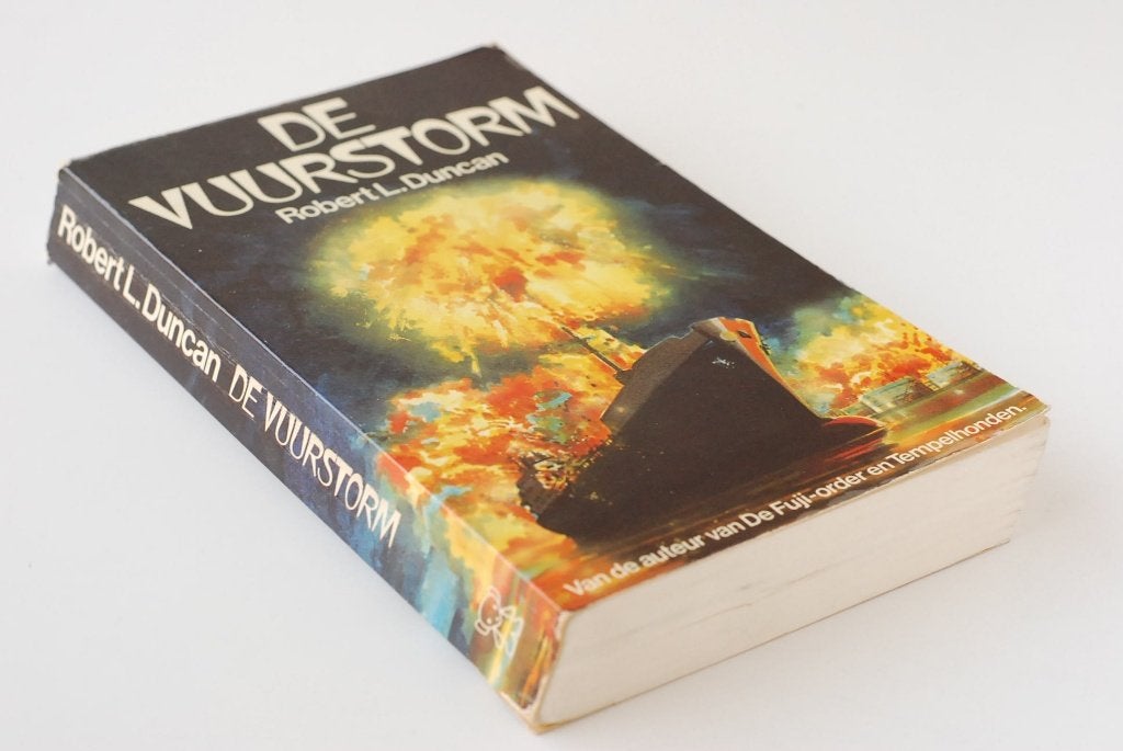 De Vuurstorm - Robert L. Duncan Vintage Thriller Boek Bruna, Verzenden, Gelezen, Robert L. Duncan