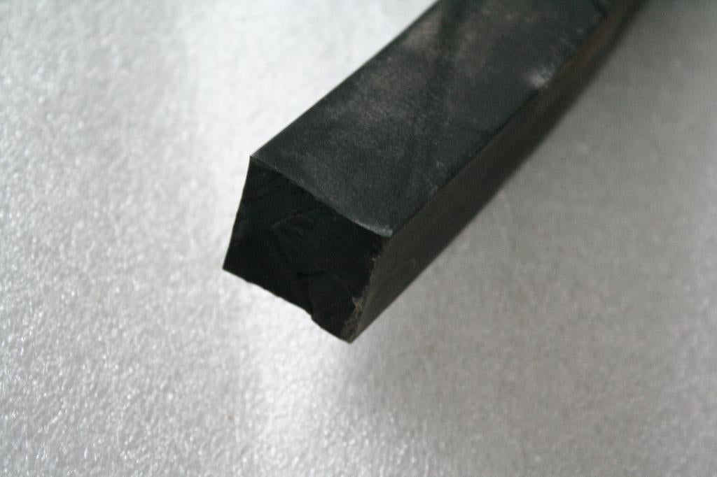 T.E.A.B.Volrubberband vierkant 25x25mm; per rol 25mtr, Ophalen, Nieuw