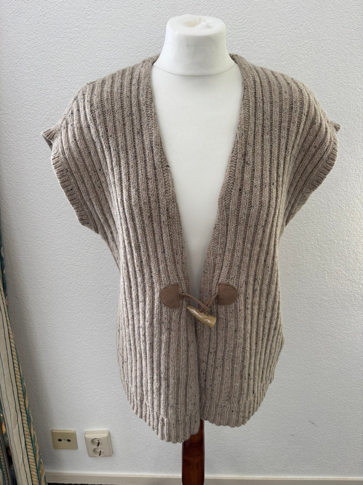 Lauren Ralph Lauren vest maat S, Kleding | Dames, Ophalen of Verzenden, Zo goed als nieuw, Maat 36 (S), Beige
