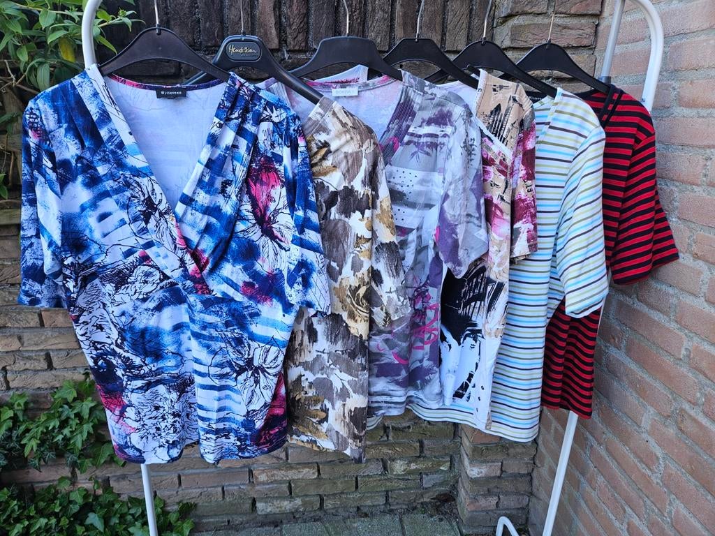 6 x tshirt maat XL en XXL - 42 - 44, Ophalen of Verzenden, Zo goed als nieuw, Maat 42/44 (L)