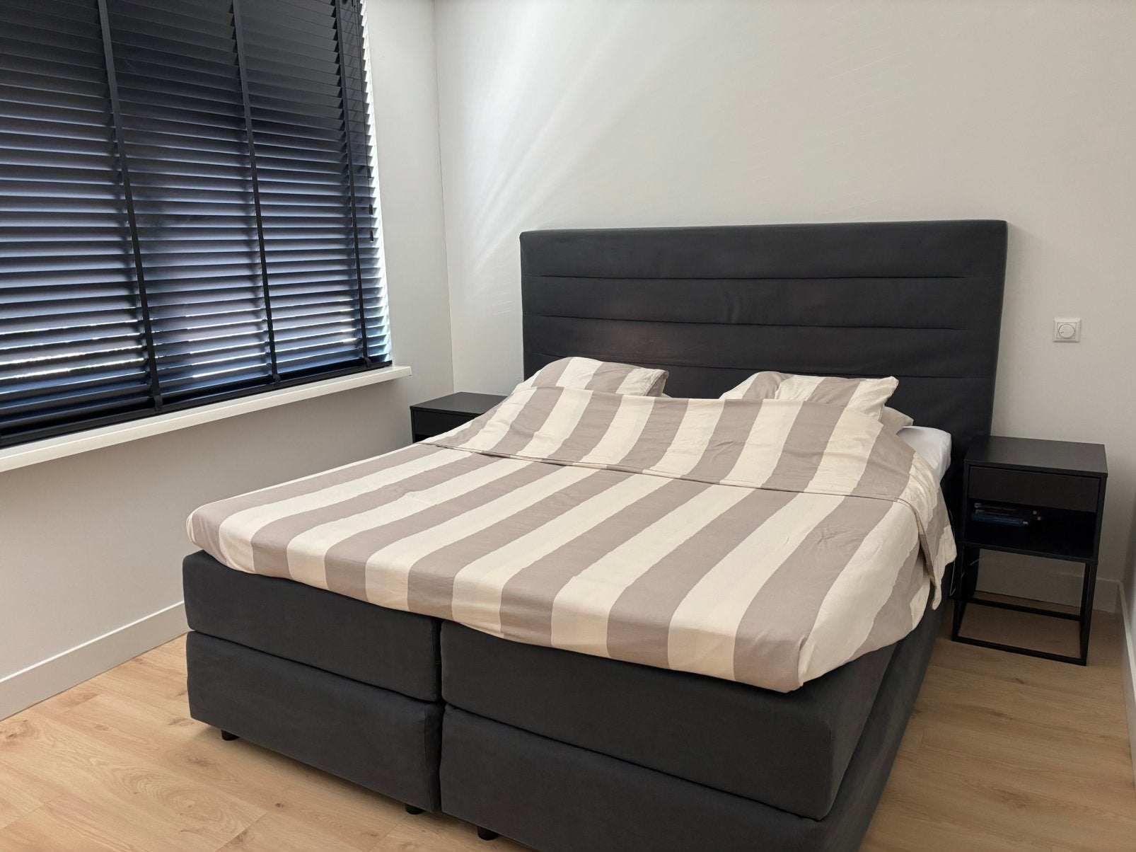 Boxspring 180 x 200, Ophalen, Gebruikt, Tweepersoons, 180 cm