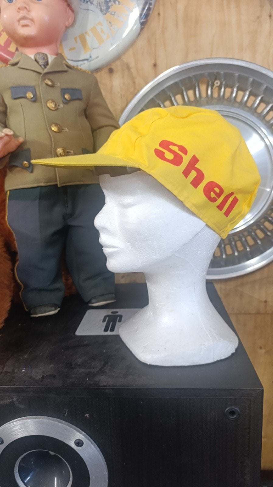 Vintage Shell petje , nieuwstaat, Ophalen of Verzenden, Zo goed als nieuw, Auto's