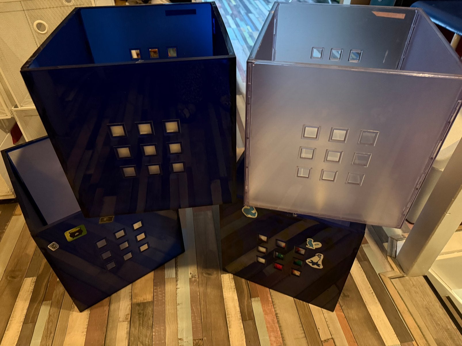 4 Lekman inzet bakken voor  ikea kallax, Ophalen, Gebruikt, Minder dan 50 cm, 5 – 50