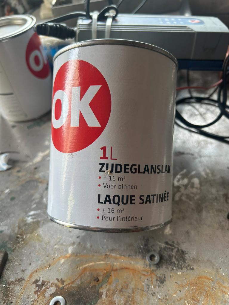 verf voor binnen, Doe-het-zelf en Verbouw, Verf, Beits en Lak, Ophalen, Nieuw, Verf, Grijs