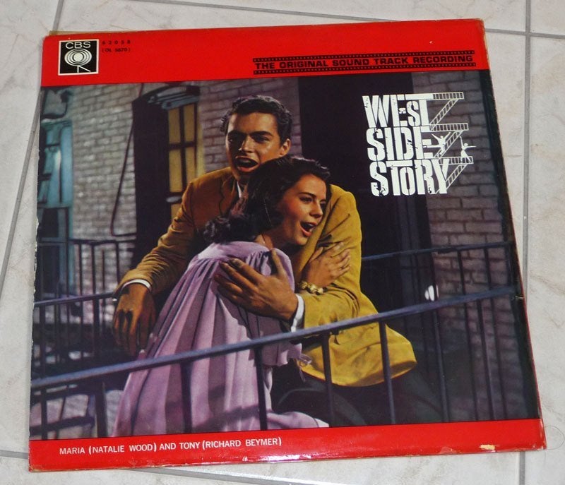 West Side Story musical LP, Cd's en Dvd's, Vinyl | Filmmuziek en Soundtracks, Inclusief binnenhoes, Ophalen of Verzenden, Gebruikt