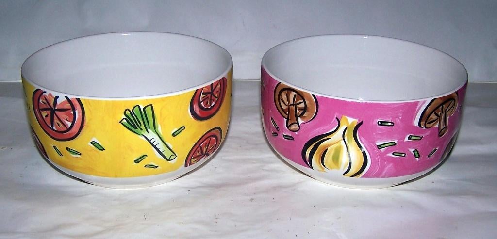 2 mooie soepkommen designed door BLOND voor Maggi. Izgs., Blond Amsterdam, Ophalen of Verzenden, Zo goed als nieuw, Kom(men)