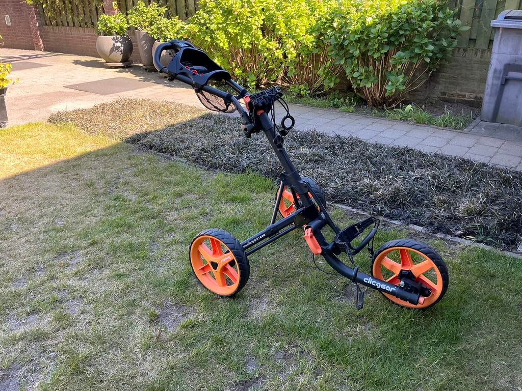 Clicgear 3.5 golf trolley, keurige staat, zonder bergvakdek., Ophalen, Gebruikt, Golfkar
