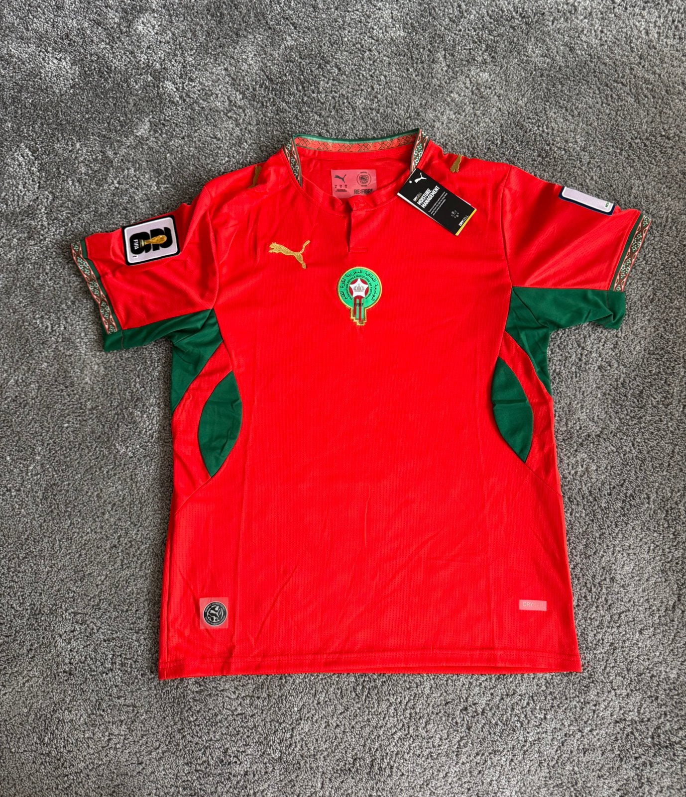 Marokko WK 2026 Thuisshirt Nieuw met labels (alle maten), Verzenden, Nieuw, Overige maten, Voetbal