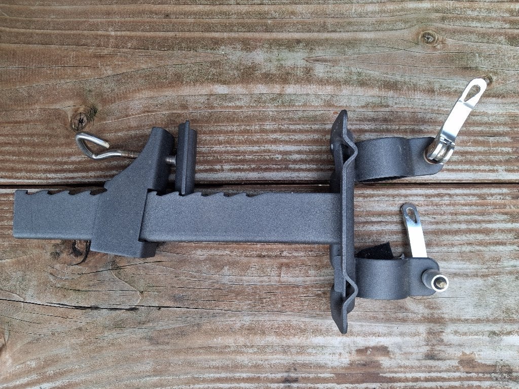 Parasolhouder voor balkon of reling - Zwart, Ophalen, Gebruikt, Minder dan 1 meter, Overige typen