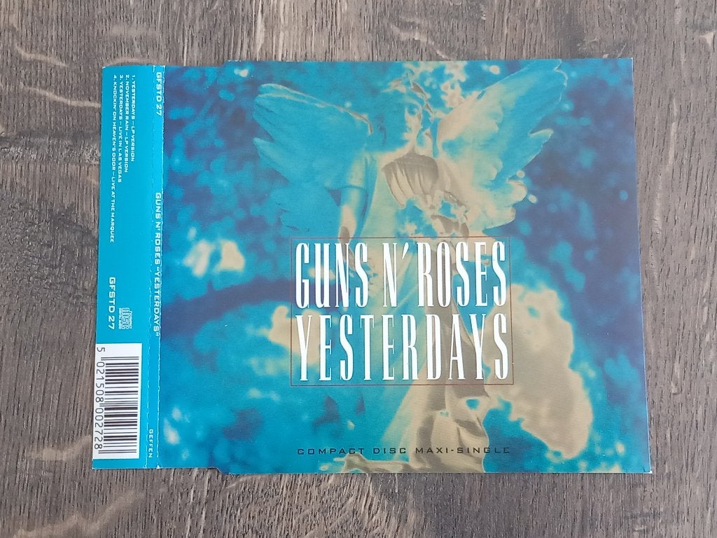 CDsingle  Guns N' Roses - Yesterdays (1992), Ophalen of Verzenden, Zo goed als nieuw, Hard Rock
