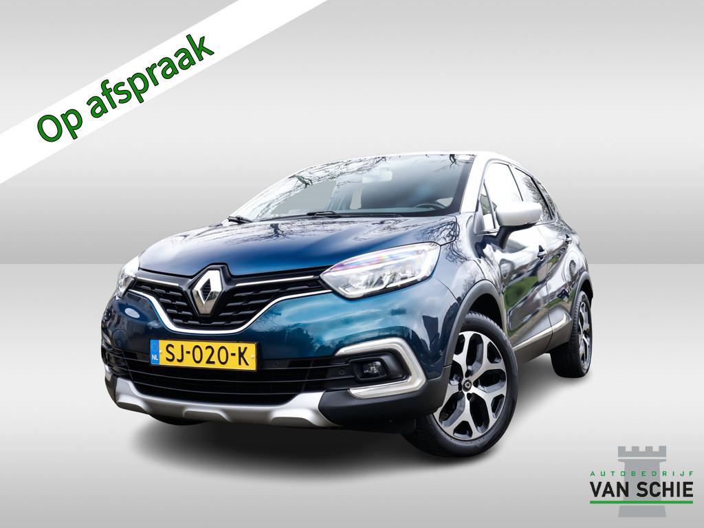 Renault Captur 0.9 TCe Intens 2e-Eig. & Dealer-Onderh BOVAG-, Voorwielaandrijving, Stof, Gebruikt, Blauw