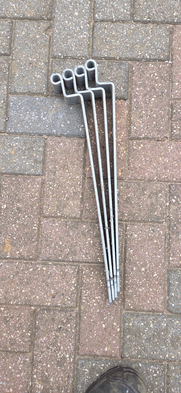 4x Duim Heng met verzet 55 cm, gegalvaniseerd, nieuw, Ophalen of Verzenden, Nieuw, 50 tot 100 mm, Overige typen