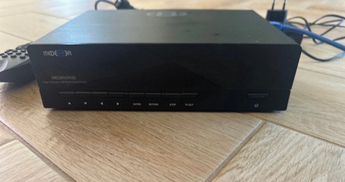 MED800X3D High Definition 3D Multimedia Player, Audio, Tv en Foto, Mediaspelers, Ophalen of Verzenden, Gebruikt, HDMI, 1500 GB of meer