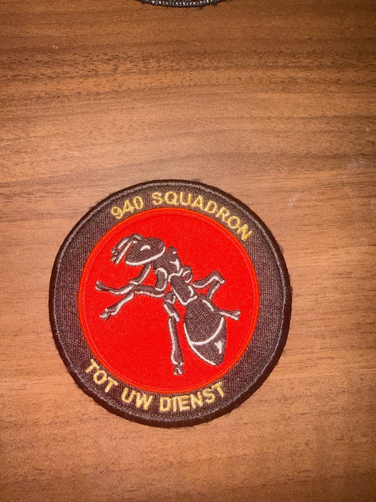 940 Squadron 'Tot Uw Dienst' Patch, Verzenden, Zo goed als nieuw
