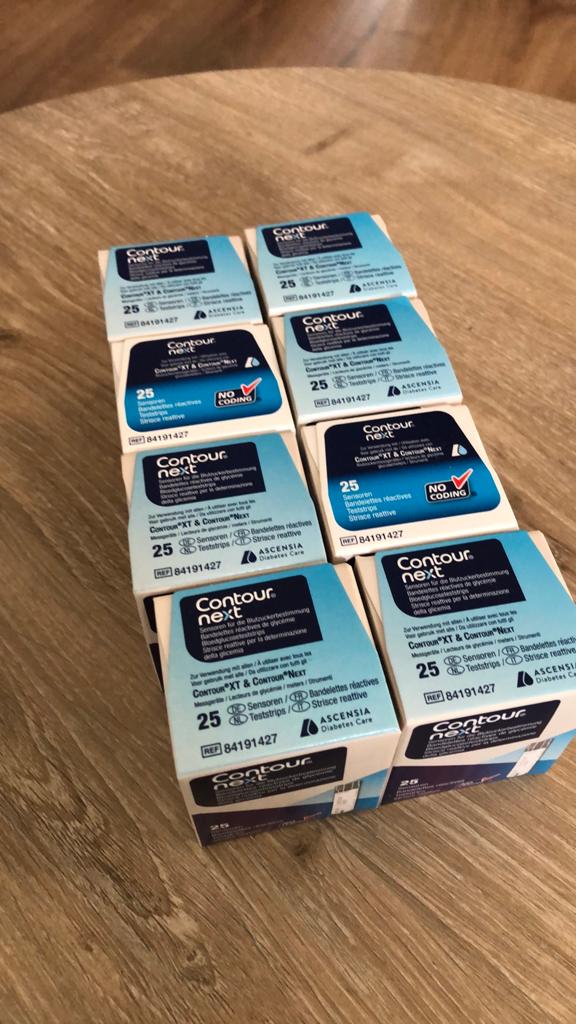 8x Contour Next bloedglucose teststrips, Diversen, Verpleegmiddelen, Nieuw, Ophalen of Verzenden