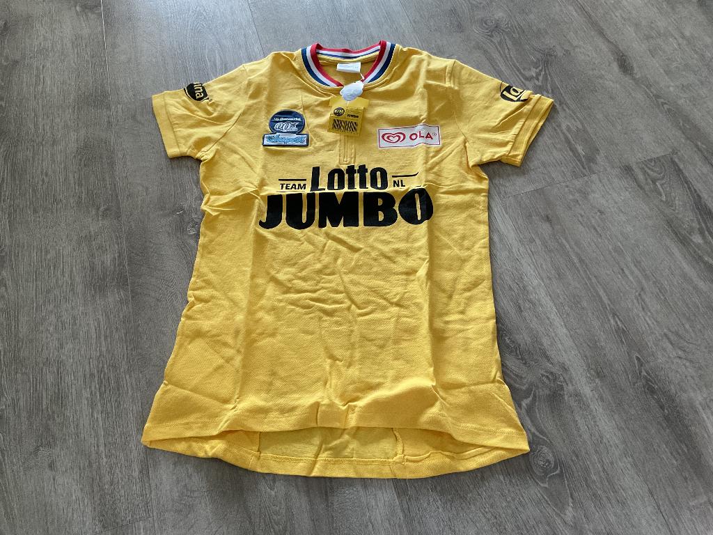 Fietsshirt jumbo lotto zoetemelk, Maat 48/50 (M), Geel, Overige typen, Nieuw