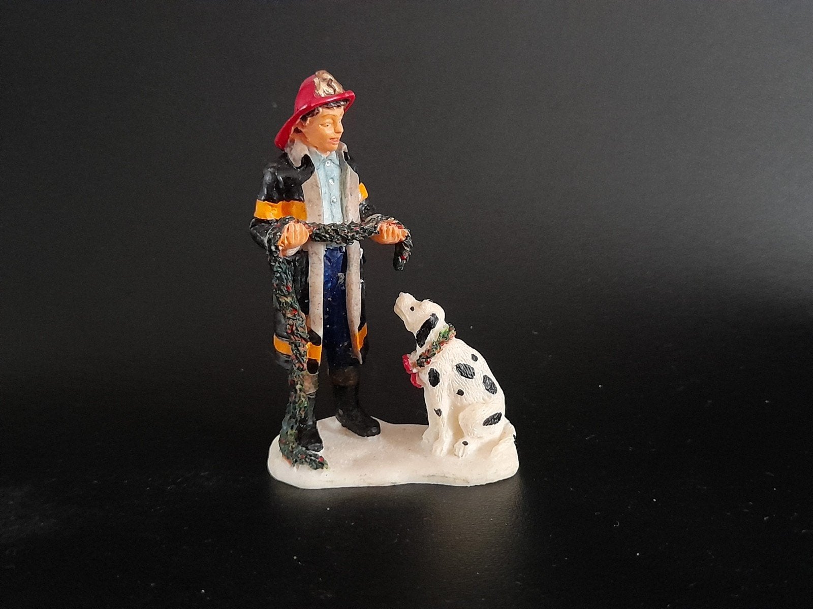 lemax kerst figuur b14 brandweer kerstdorp, Verzenden